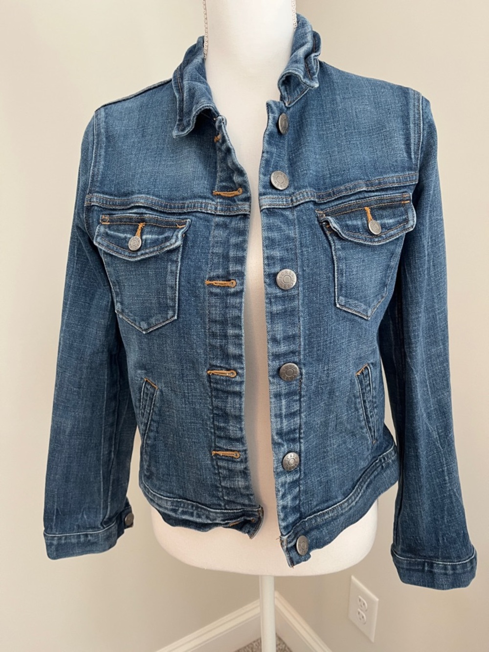 Classic Blue Denim Jacket-JCrew